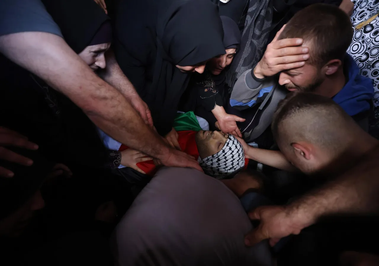 Funeral of Palestinians killed in clashes with Israeli settlers at Qusra village