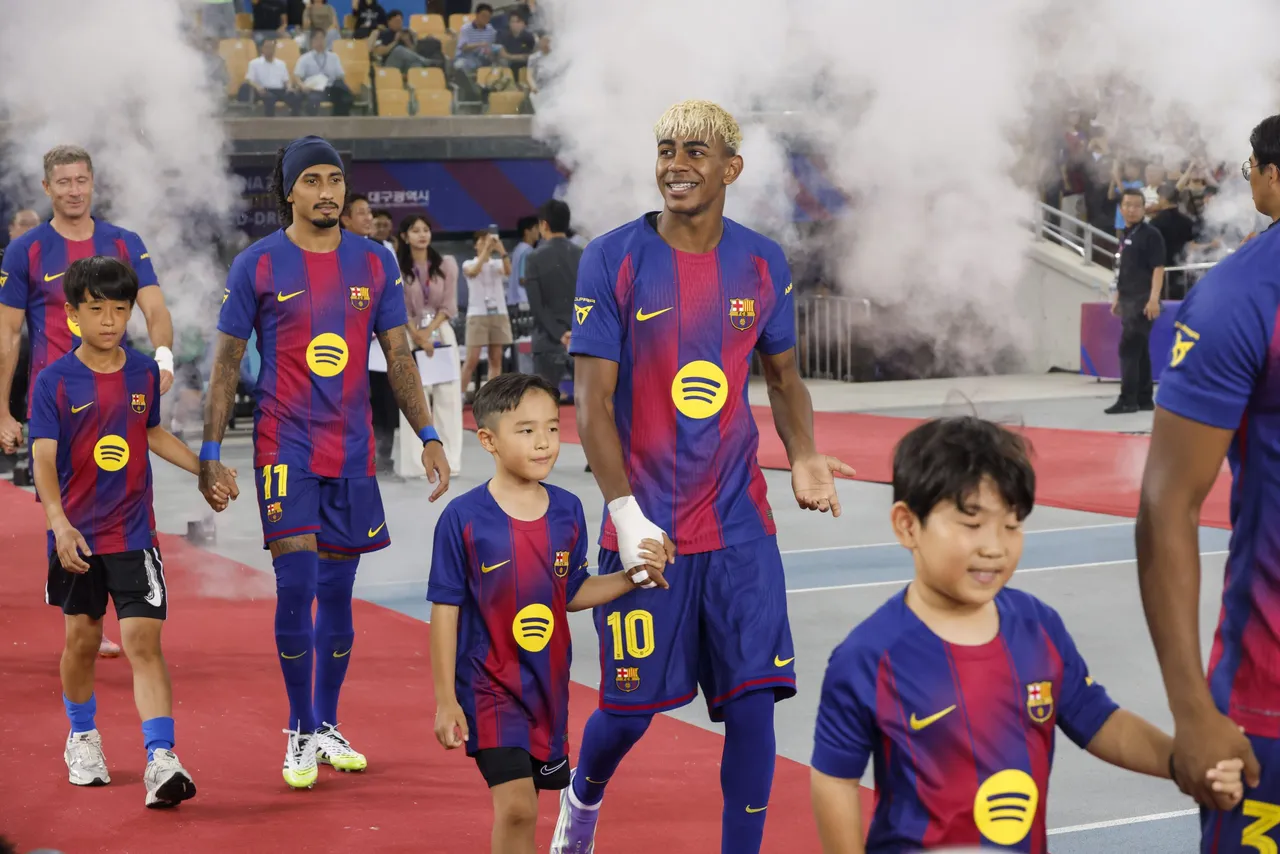 Pretemporada del FC BArcelona &#8211; Daegu FC vs Barcelona FC