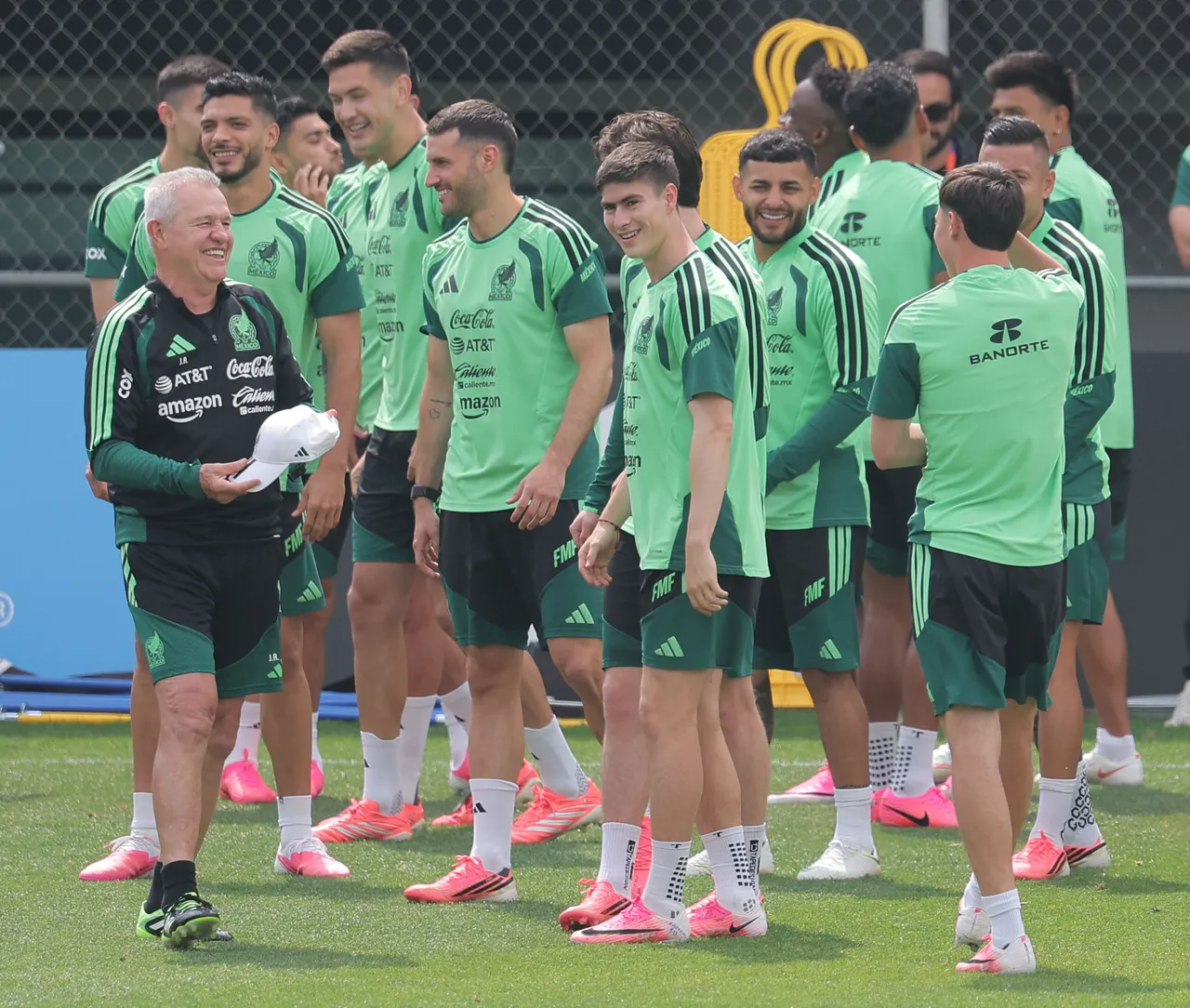 Mexican National Soccer team trains ahead of World Cup 2026