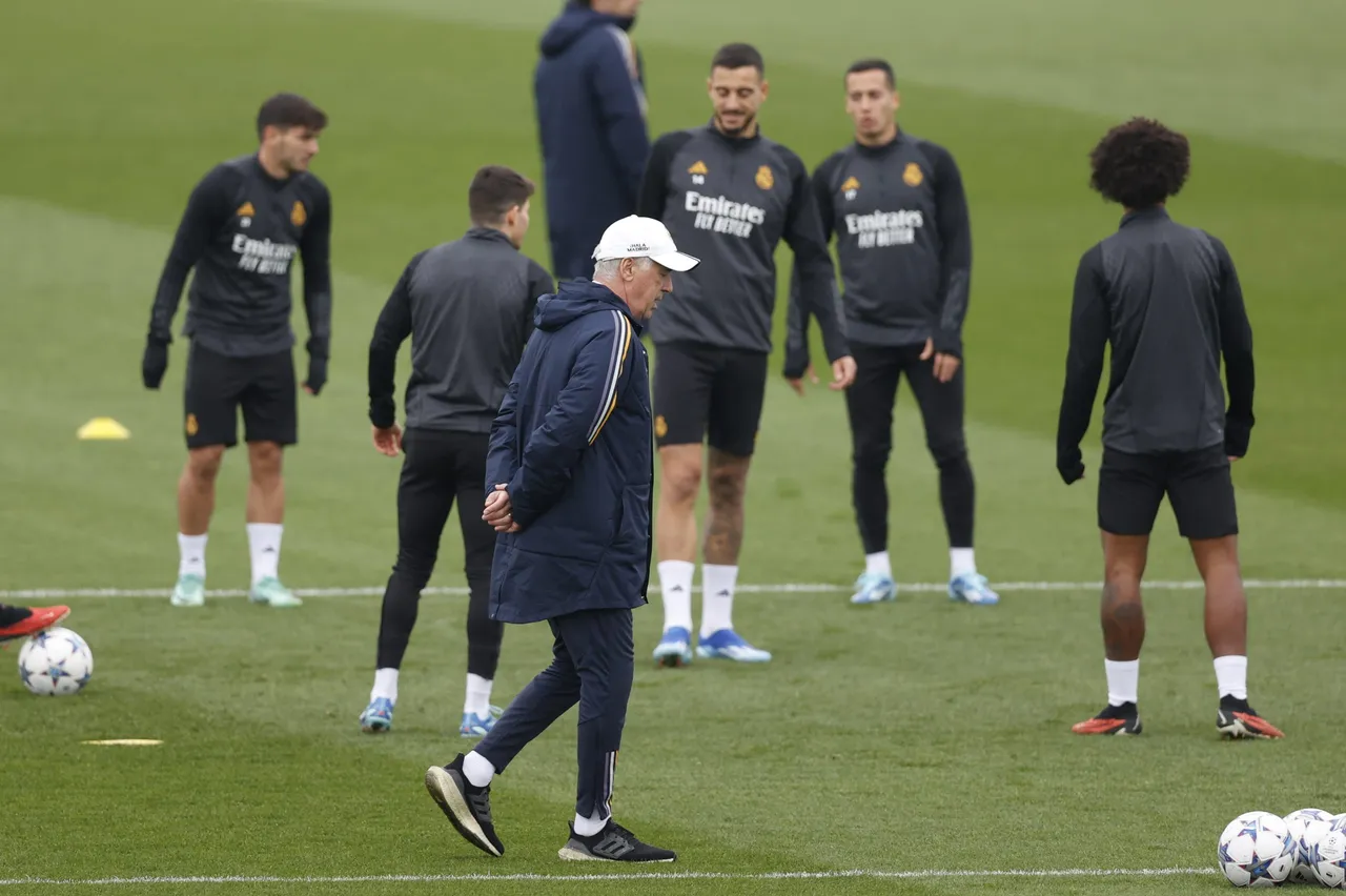 Entrenamiento del Real Madrid