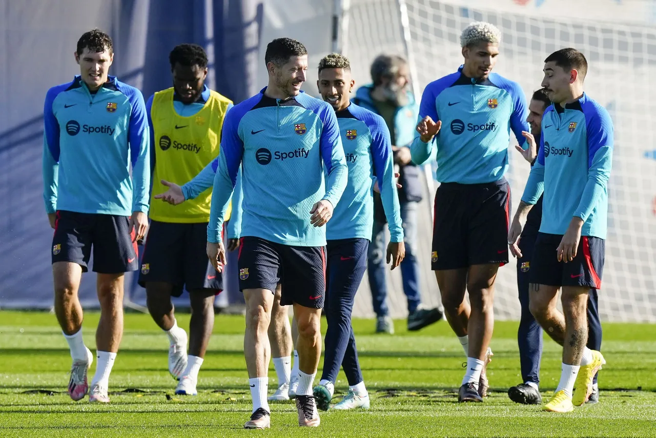 Entrenamiento del FC Barcelona