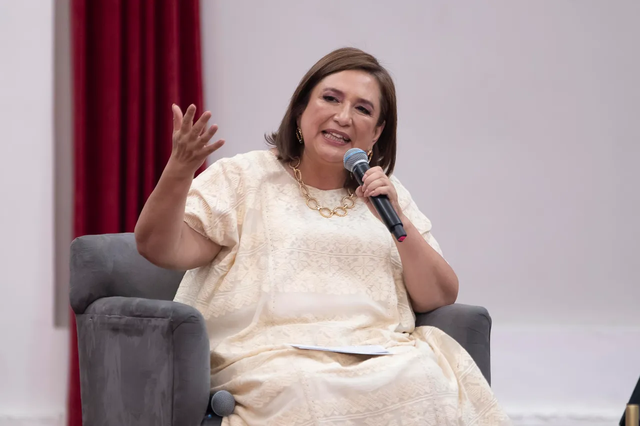 Miembros de la comunidad cultural de México se manifiestan a favor de Xóchitl Gálvez