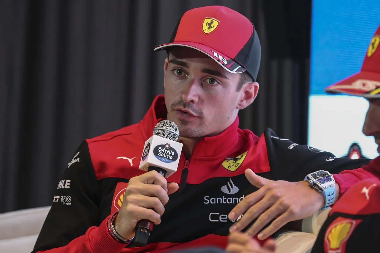 Rueda de prensa Sainz y Leclerc de Ferrari en Sao Paulo