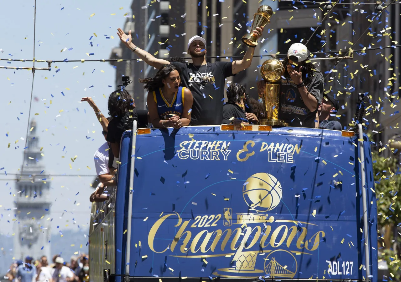 Golden State Warriors NBA Champions victory parade