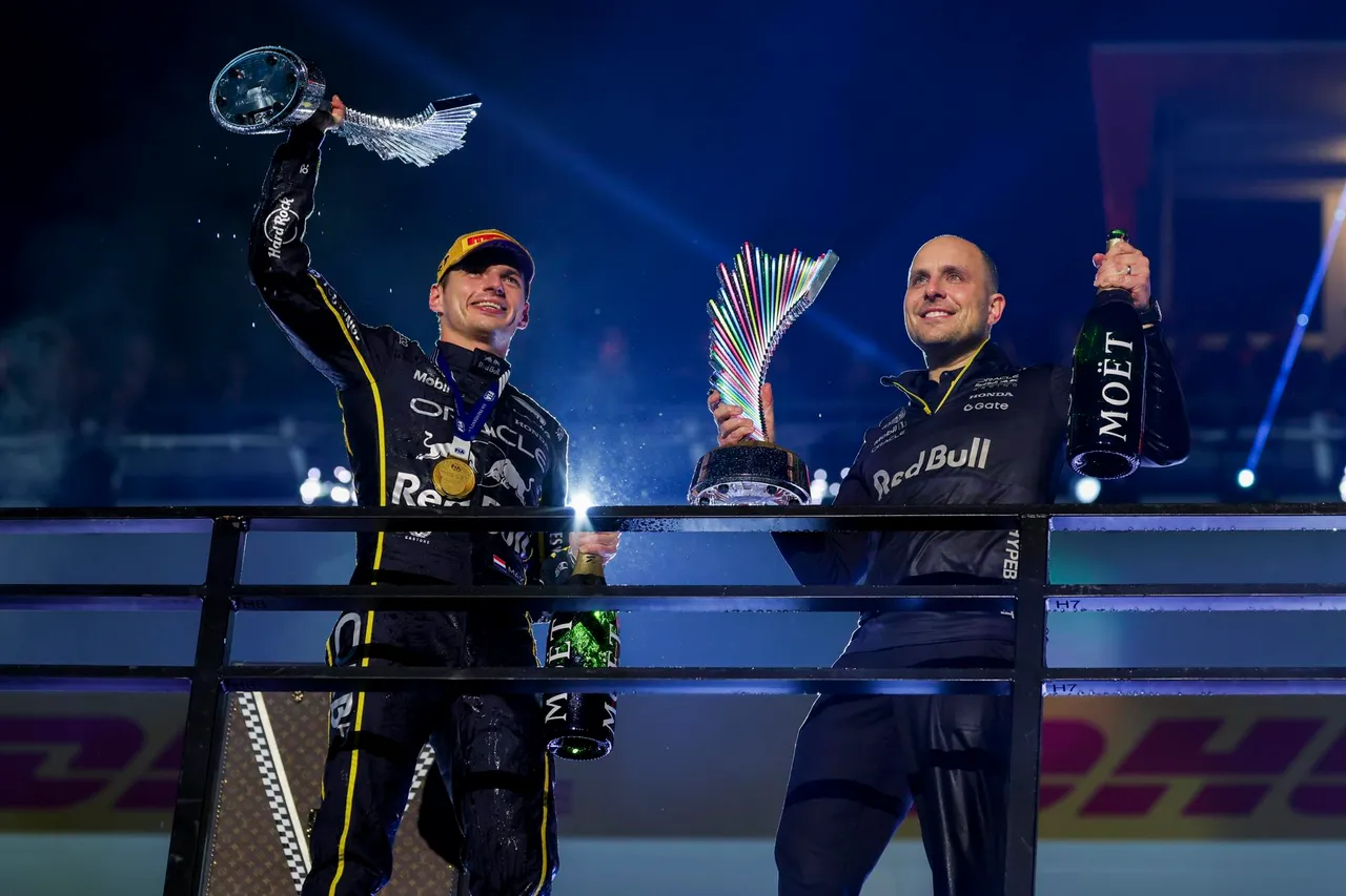 Race winner Red Bull Racing driver Max Verstappen
