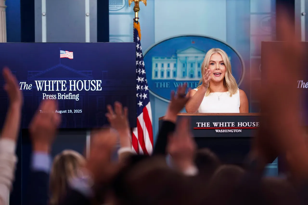 White House Press Secretary Karoline Leavitt&#8217;s press briefieng