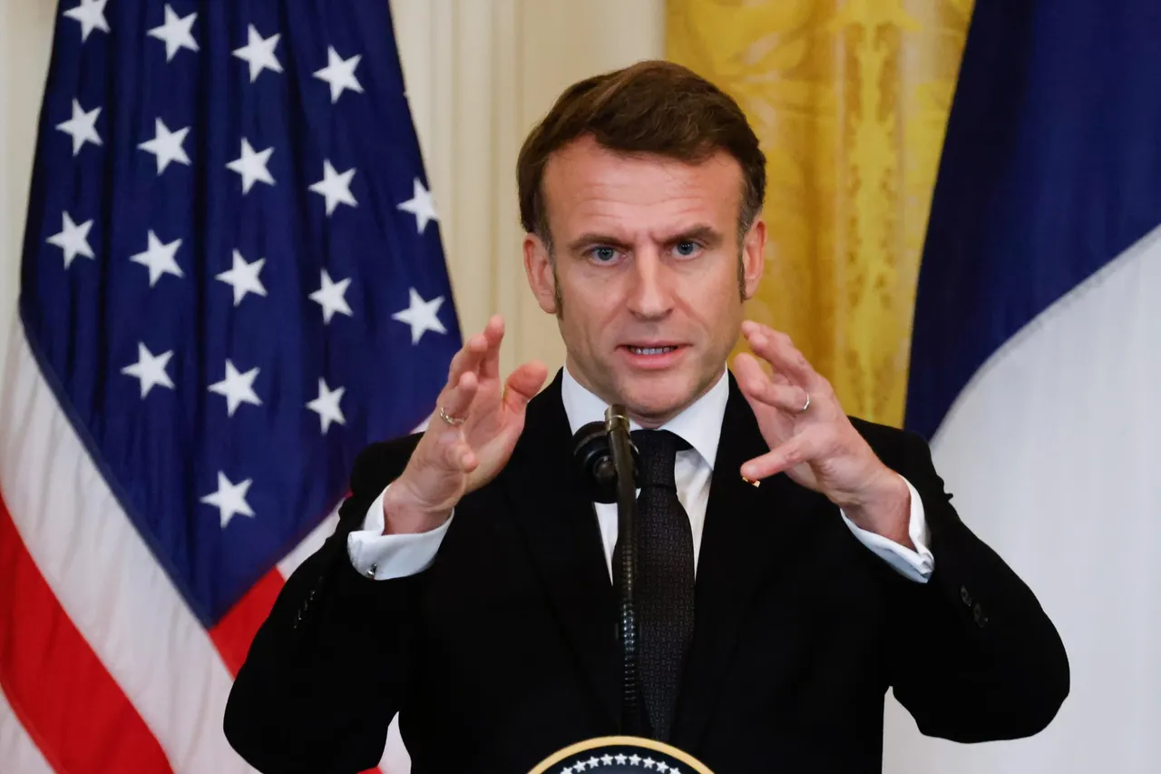 US President Trump meets French President Macron at the White House