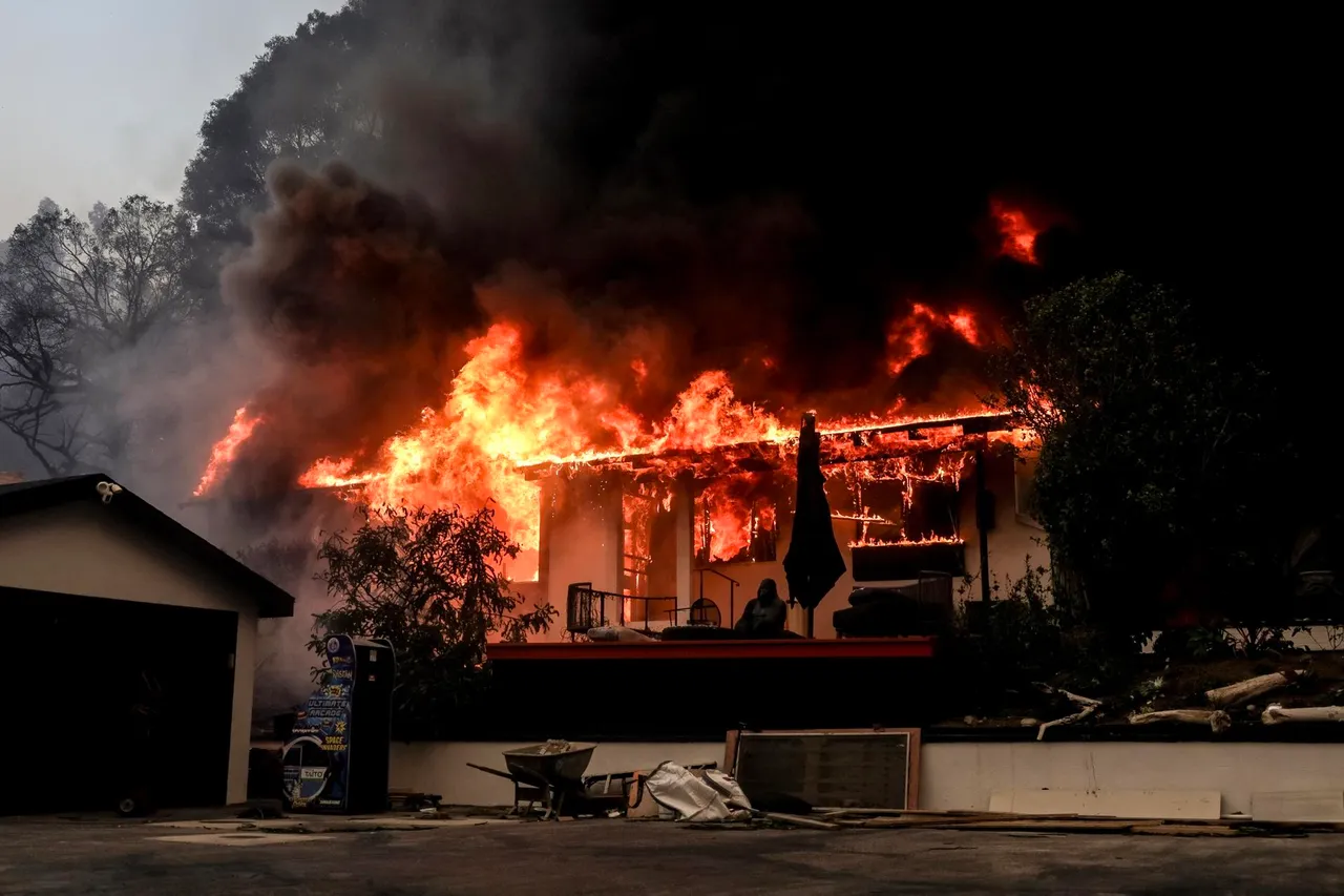 Wildfires force thousands of evacuations in Los Angeles area
