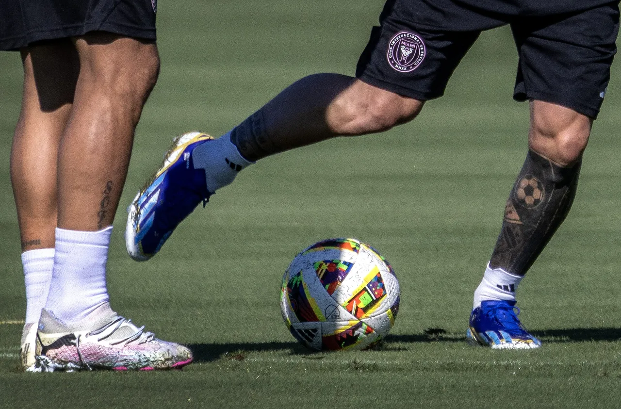 Inter Miami training session and presser