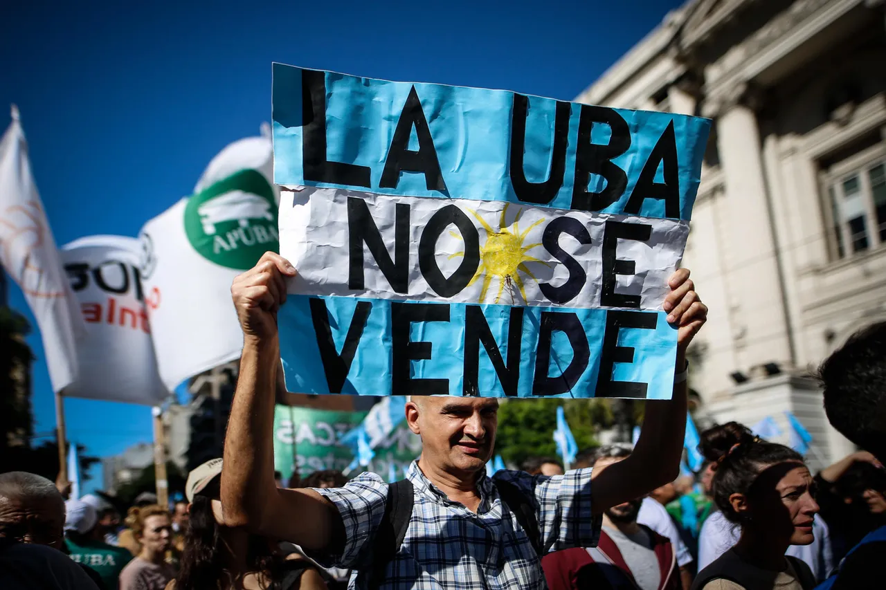 Argentina afronta una gran movilización universitaria contra el Gobierno de Milei