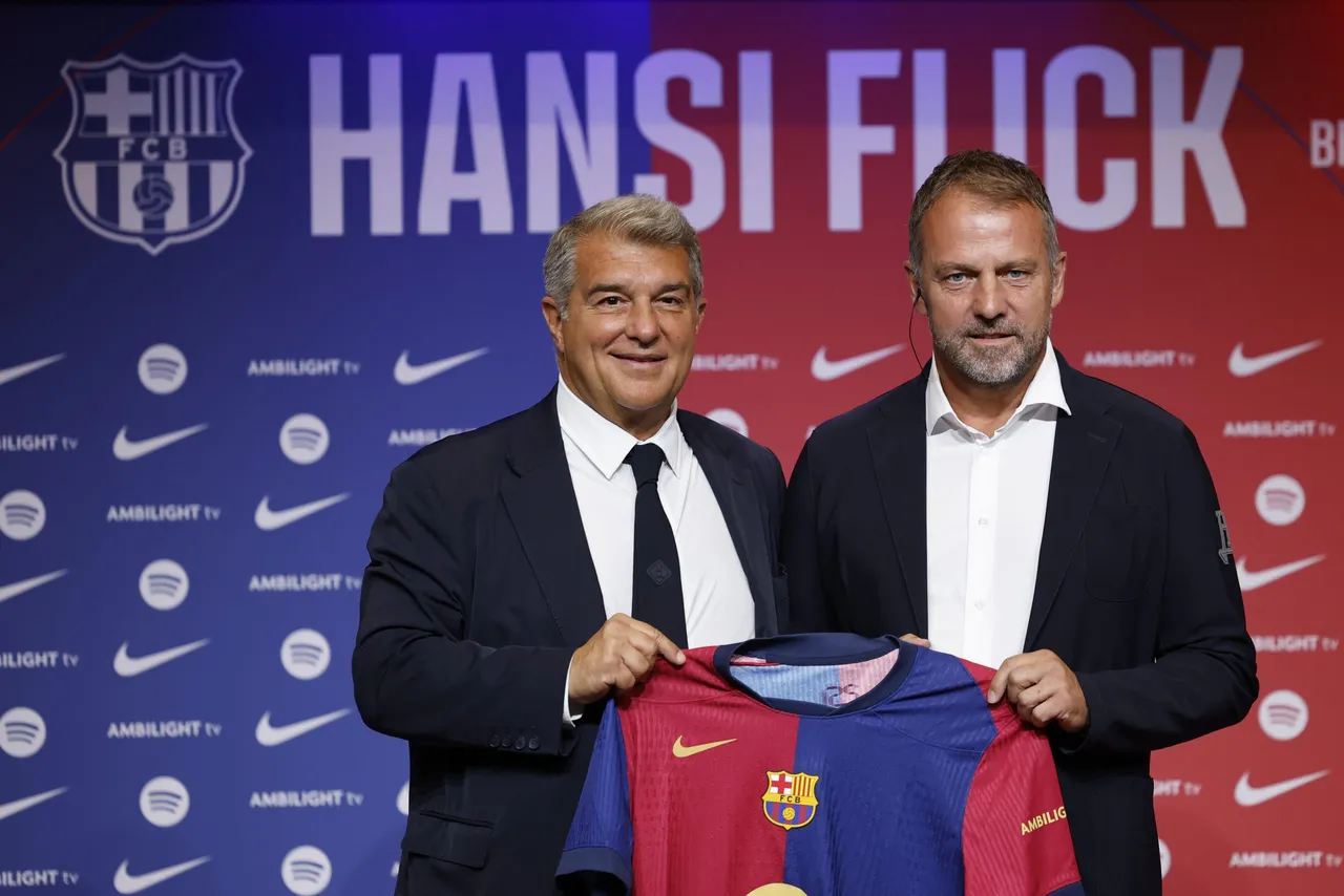 Presentación de Hansi Flick como nuevo entrenador del FC Barcelona