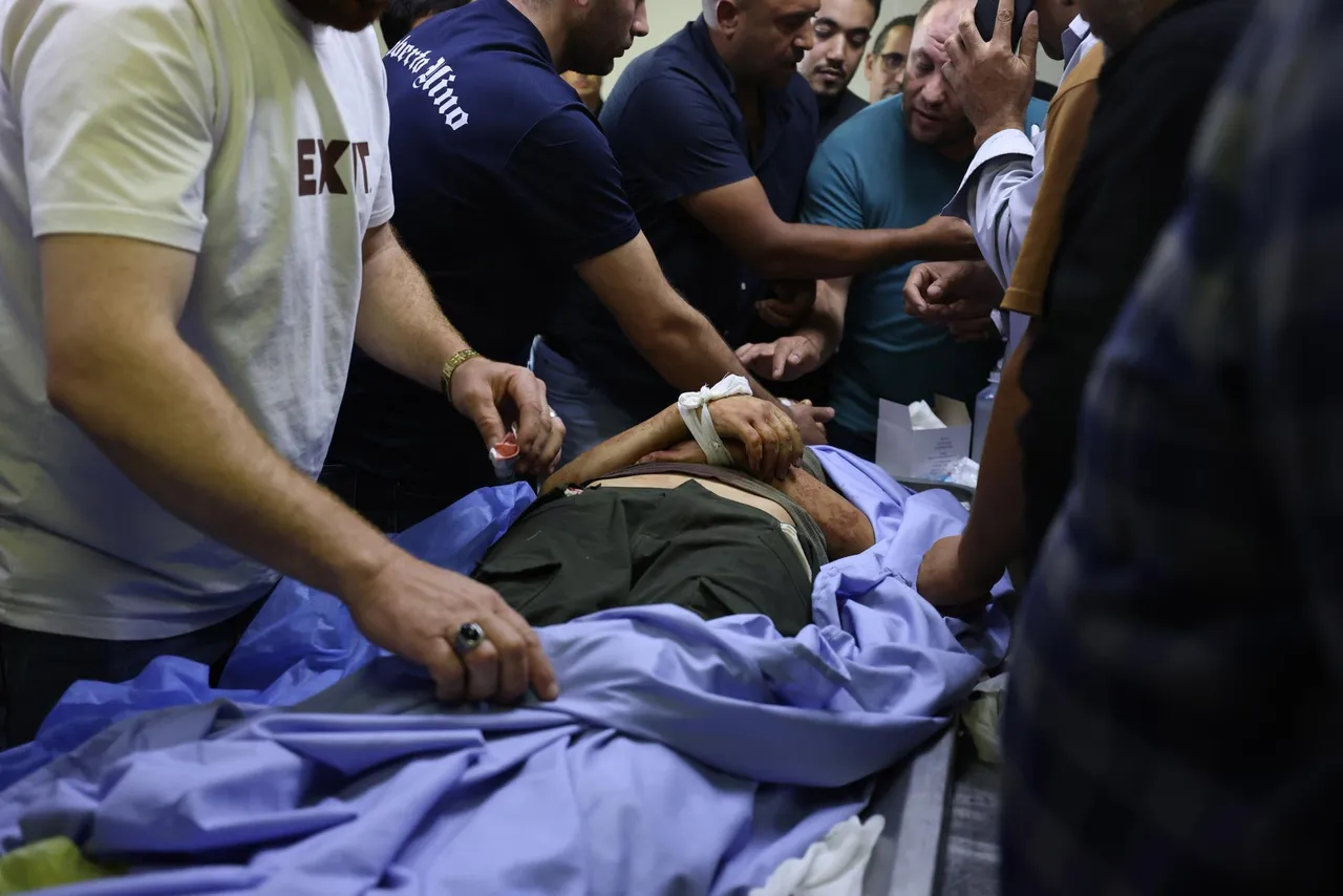 Palestinians protest in Nablus city