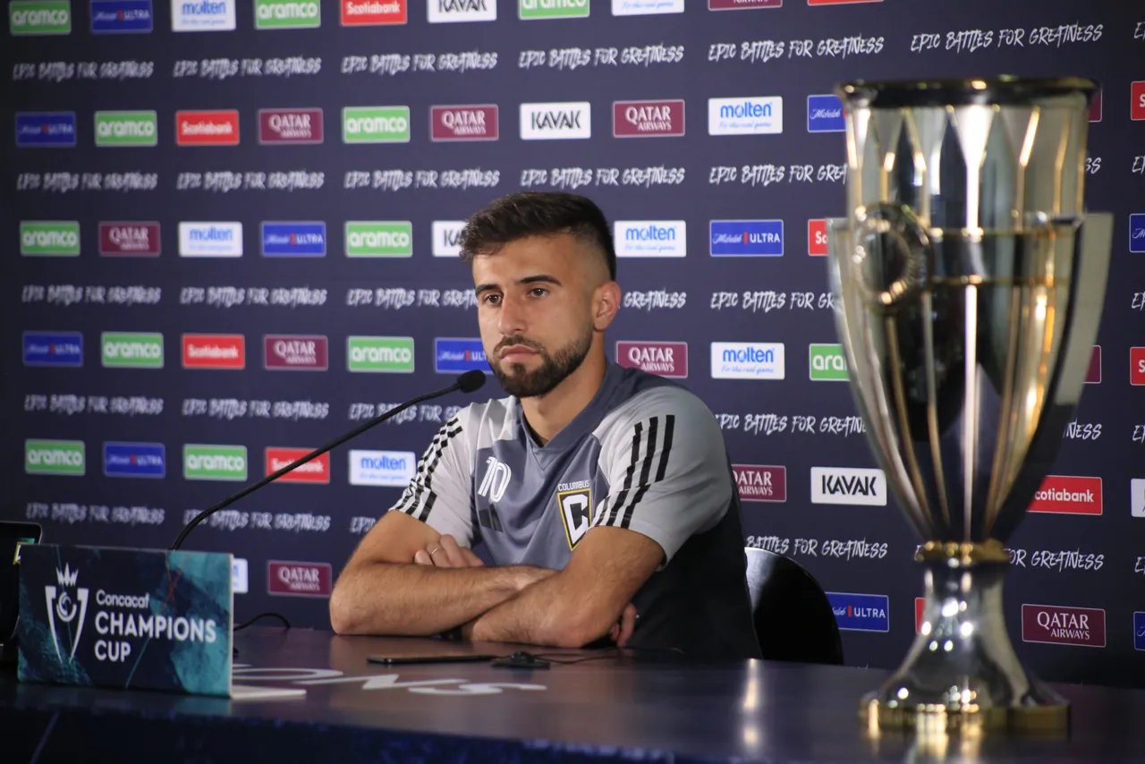 Rueda de prensa del Columbus previo a la final de la Concacaf Champions Cup