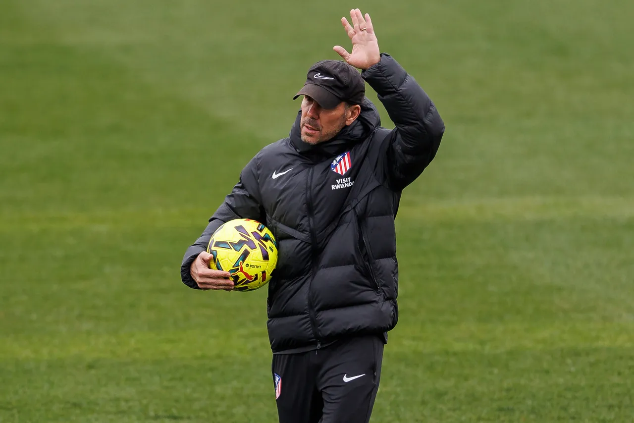 Entrenamiento Atlético de Madrid