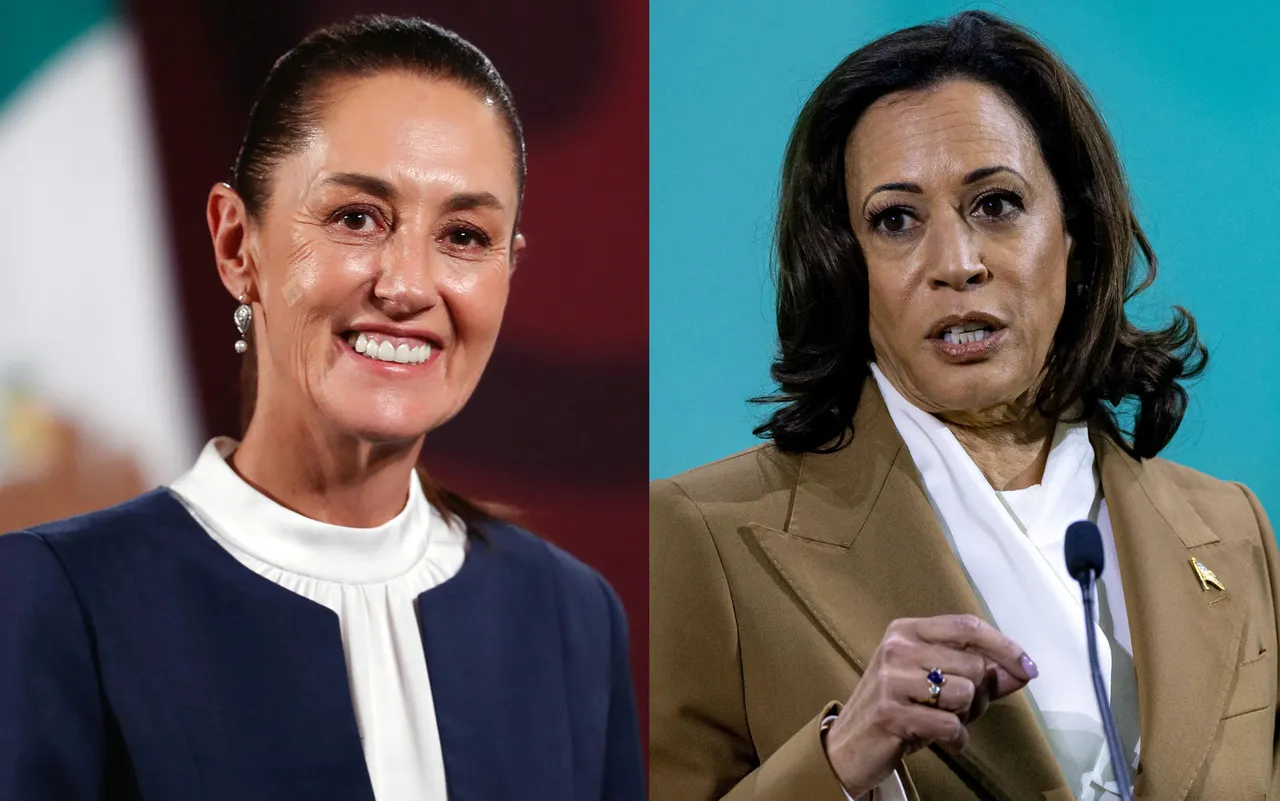 Claudia Sheinbaum y Kamala Harris hablan por teléfono sobre migración y energías limpias