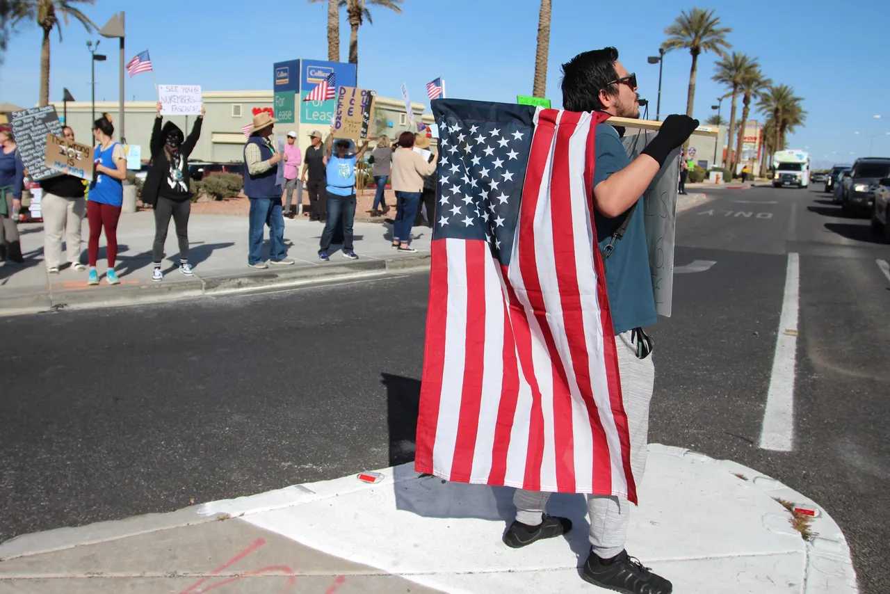 Manifestación contra ICE en Las Vegas