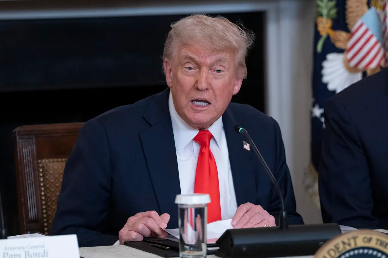 US President Trump meets Fraternal Order of Police at the White House