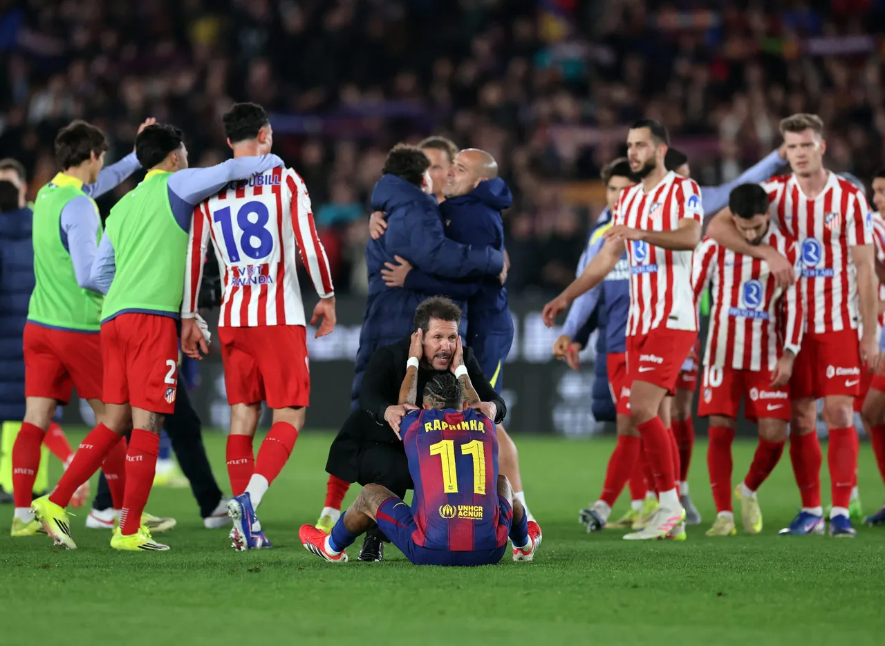 El Atlético de Madrid frustró este martes el intento de remontada del Barcelona, que logró una victoria insuficiente en el Spotify Camp Nou