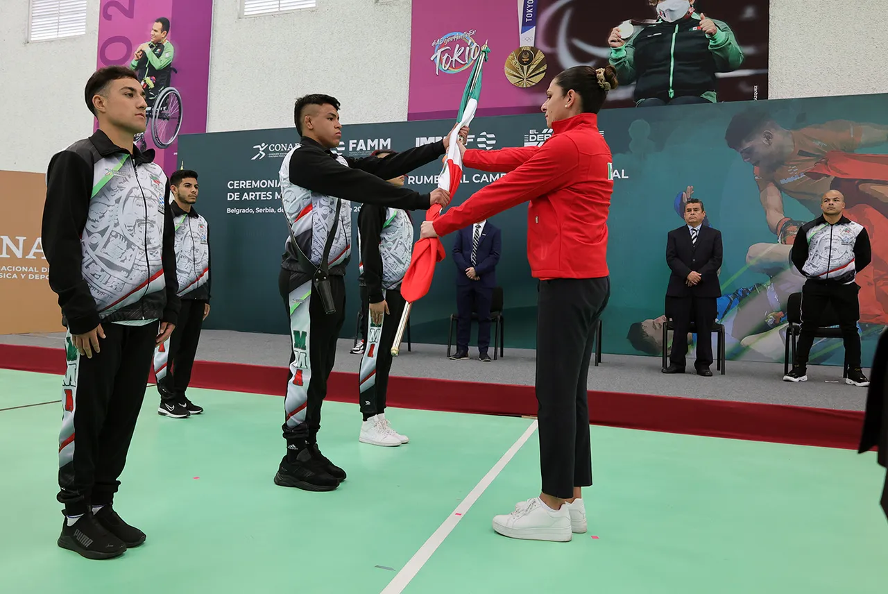 Abanderamiento de la Selección Mexicana de Artes Marciales Mixtas en la CONADE (4)