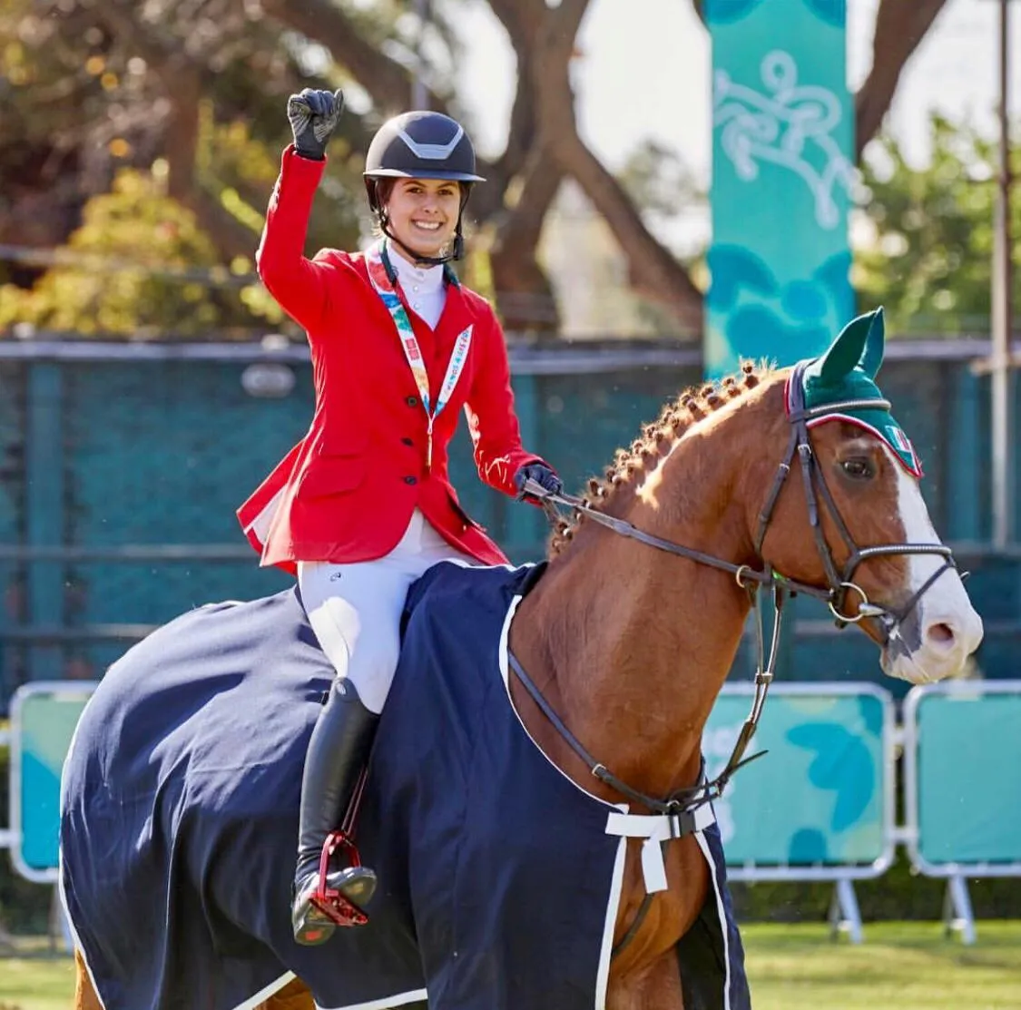 Amazona Nicole Meyer cabalga hacia sueño centroamericano