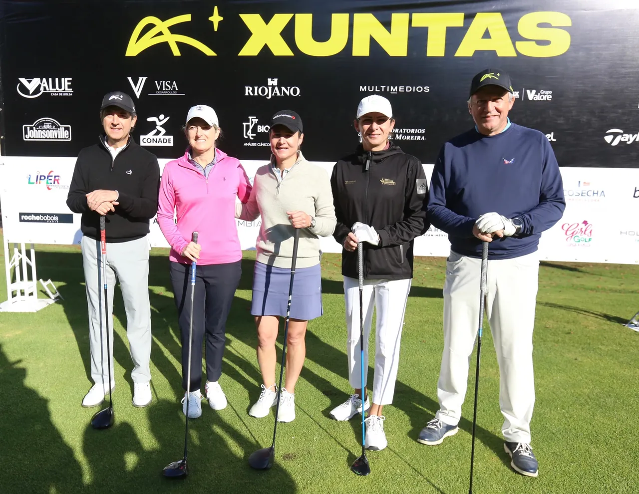 Ana Gabriela Guevara, directora general de la CONADE, presente en el torneo de golf Xuntas (1)