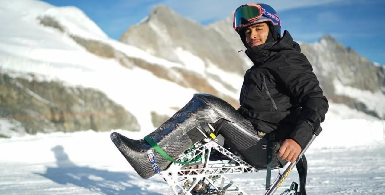 Arly Velásquez, esquiador paralímpico invernal (1)