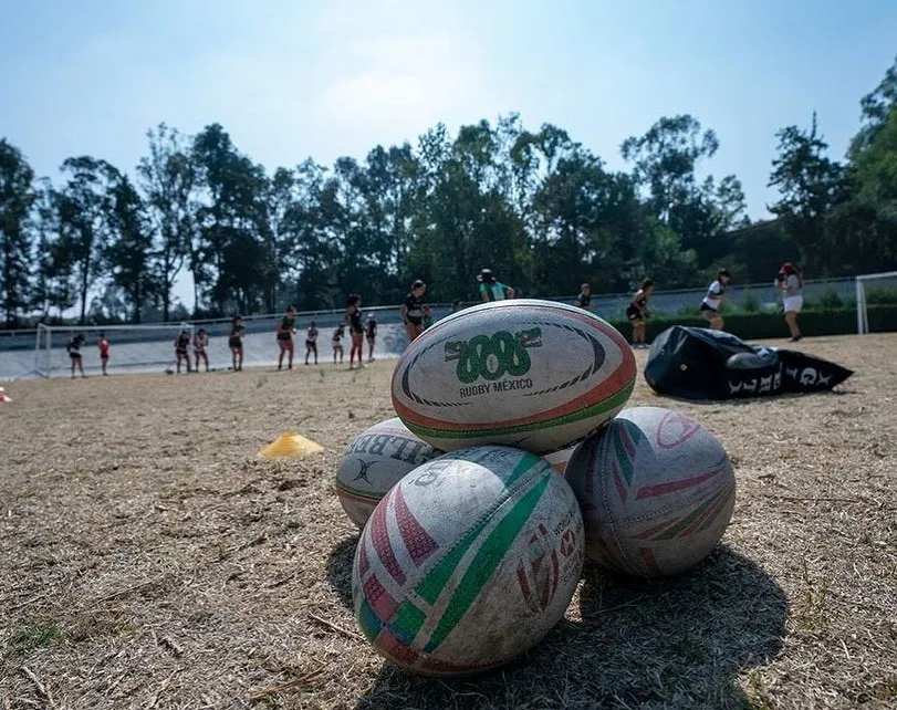 Aspecto de entrenamiento de rugby
