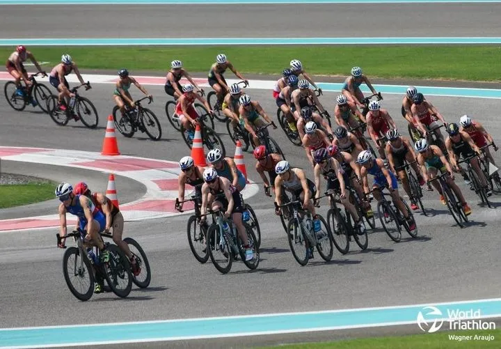 Aspecto general de triatlón