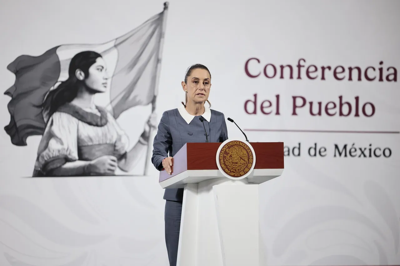 Rueda de prensa diaria de Claudia Sheinbaum en México