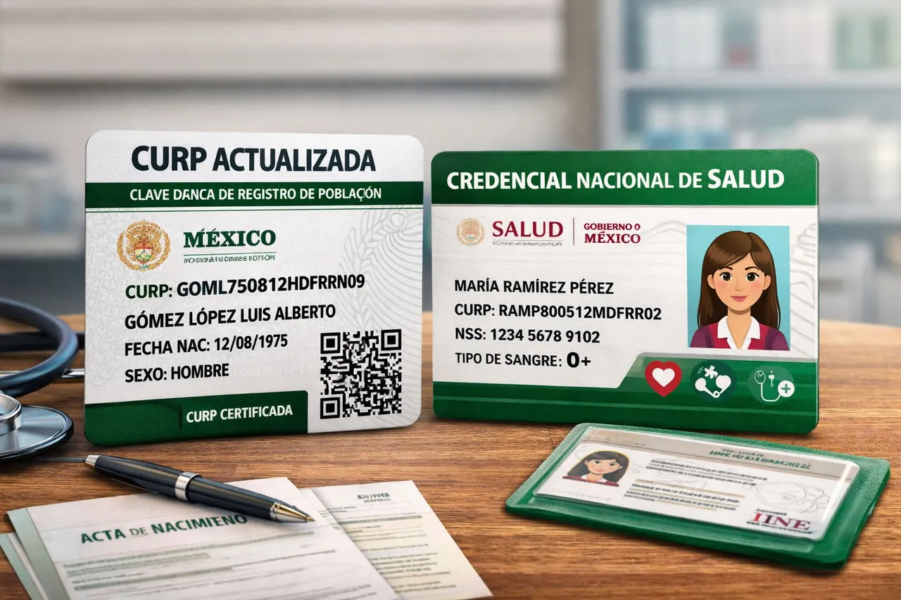 CURP actualizada y Credencial Nacional de Salud: qué son y cómo tramitarlas en México
