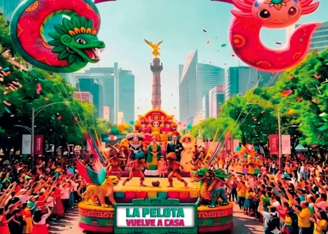 Arranca la fiesta del futbol en la capital con el Gran Desfile Mundialista