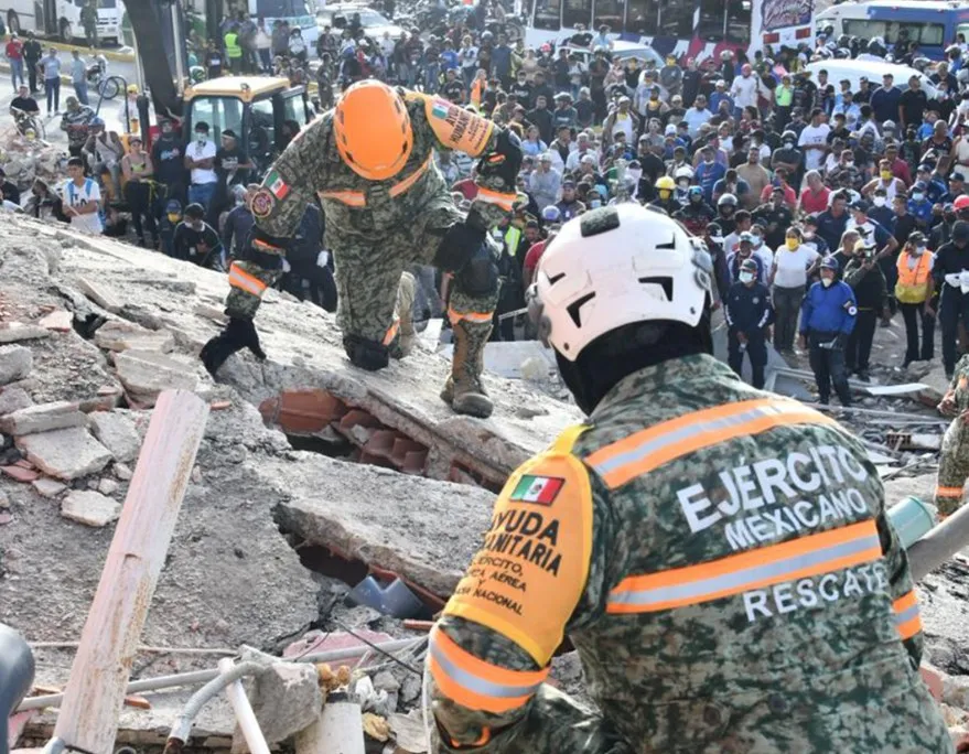 México recuperó 92 cuerpos y rescató a dos personas tras terremotos en Venezuela