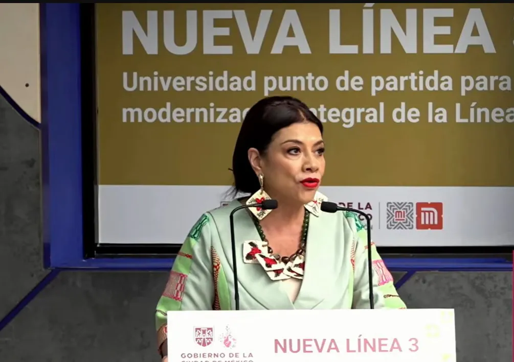 Brugada anuncia la renovación integral de la Línea 3 del Metro con inversión de más de 40 mmdp