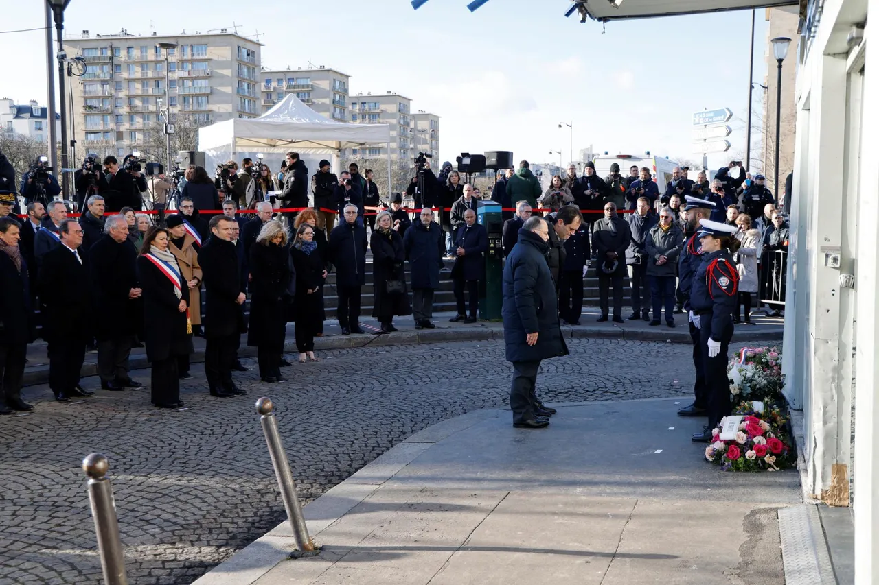 Commemoration ceremony for 10th anniversary of Charlie Hebdo and Hypercacher attacks in Paris