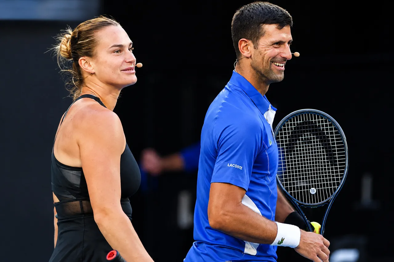 La bielorrusa Aryna Sabalenka y el serbio Novak Djokovic son el gran reclamo del dobles mixto del Abierto de Estados Unidos