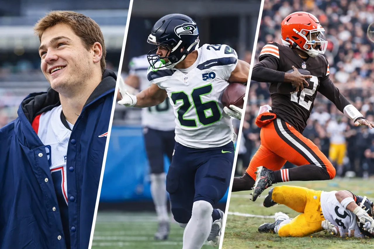 Los Seattle Seahawks, que derrotaron 10-27 a los Carolina Panthers, y los Jacksonville Jaguars, con su victoria 17-23 a los Indianapolis Colts