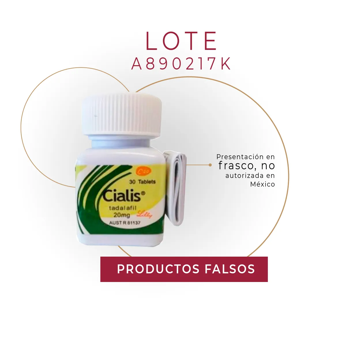 Cialis frasco