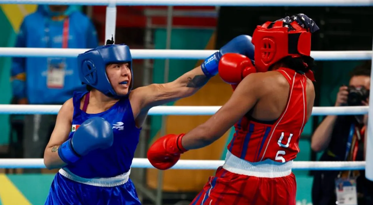 Citlalli Ortiz, boxeadora mexicana en Santiago 2023 (1)