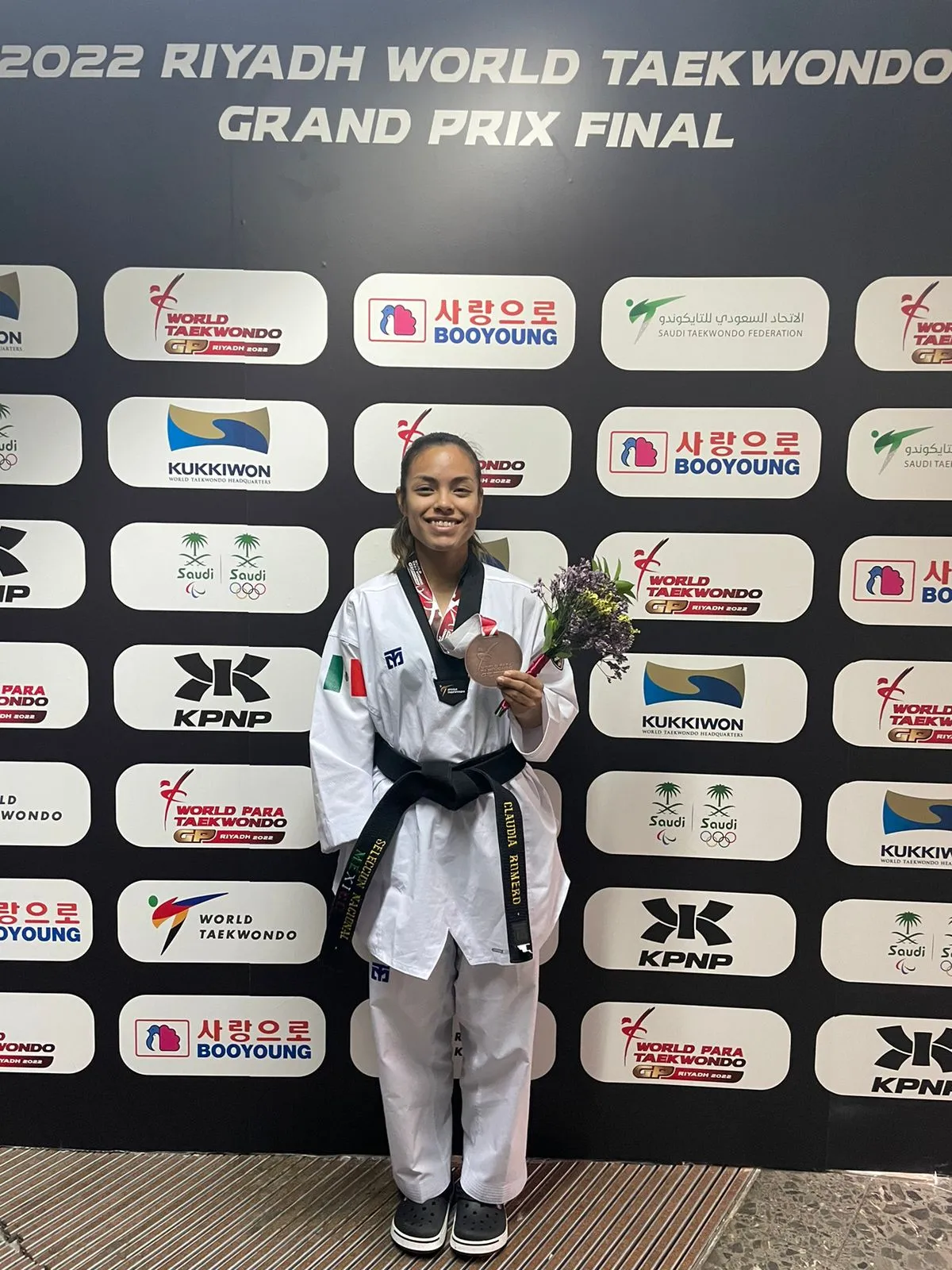 Claudia Romero, selecciobada nacional de para taekwondo