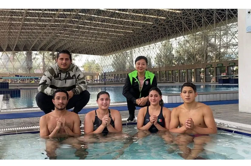 Clavados equipo Ma Jin en el CNAR