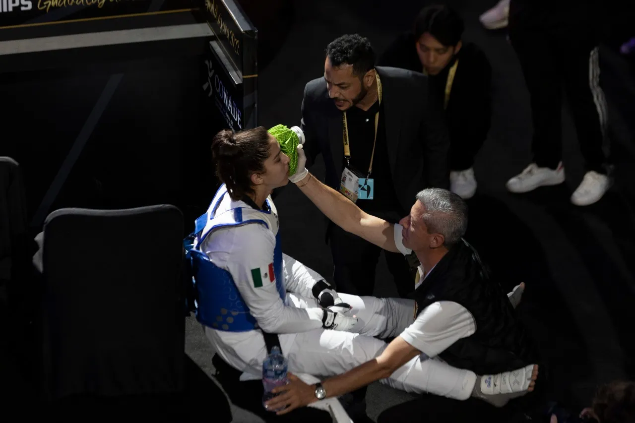 David Davis, entrenador nacional de taekwondo, en el Campeonato Mundial Guadalajara 2022 (1)