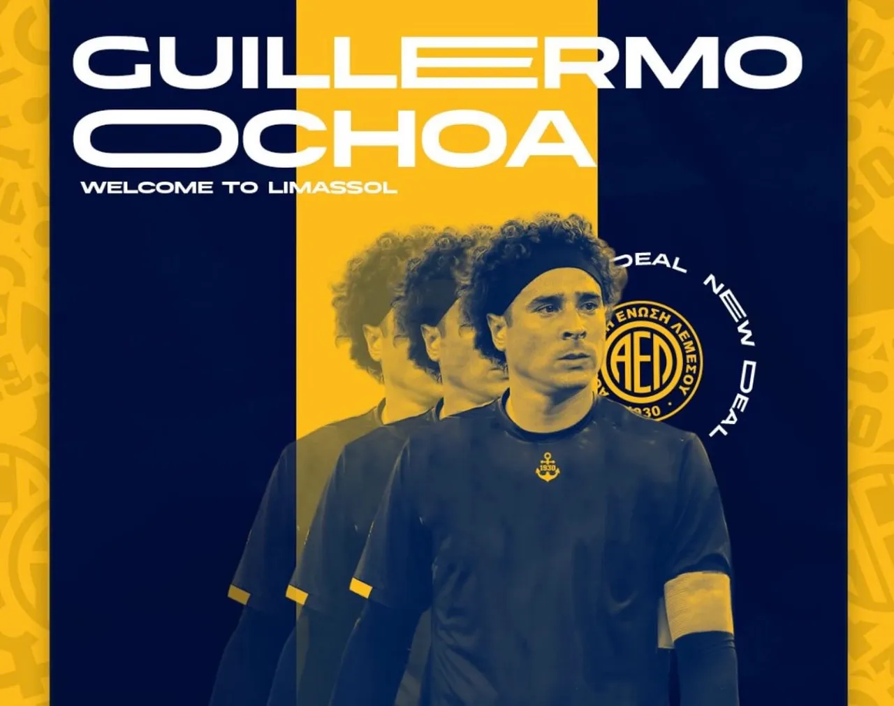 Guillermo Ochoa continuará su carrera en el futbol de Chipre tras llegar a un acuerdo con el AEL Limassol. A través de un comunicado