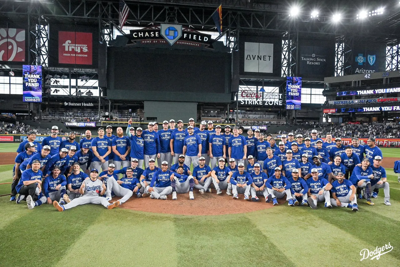 Los Dodgers de Los Ángeles volvieron a imponer su dominio en la División Oeste de la Liga Nacional, quedándose con la corona