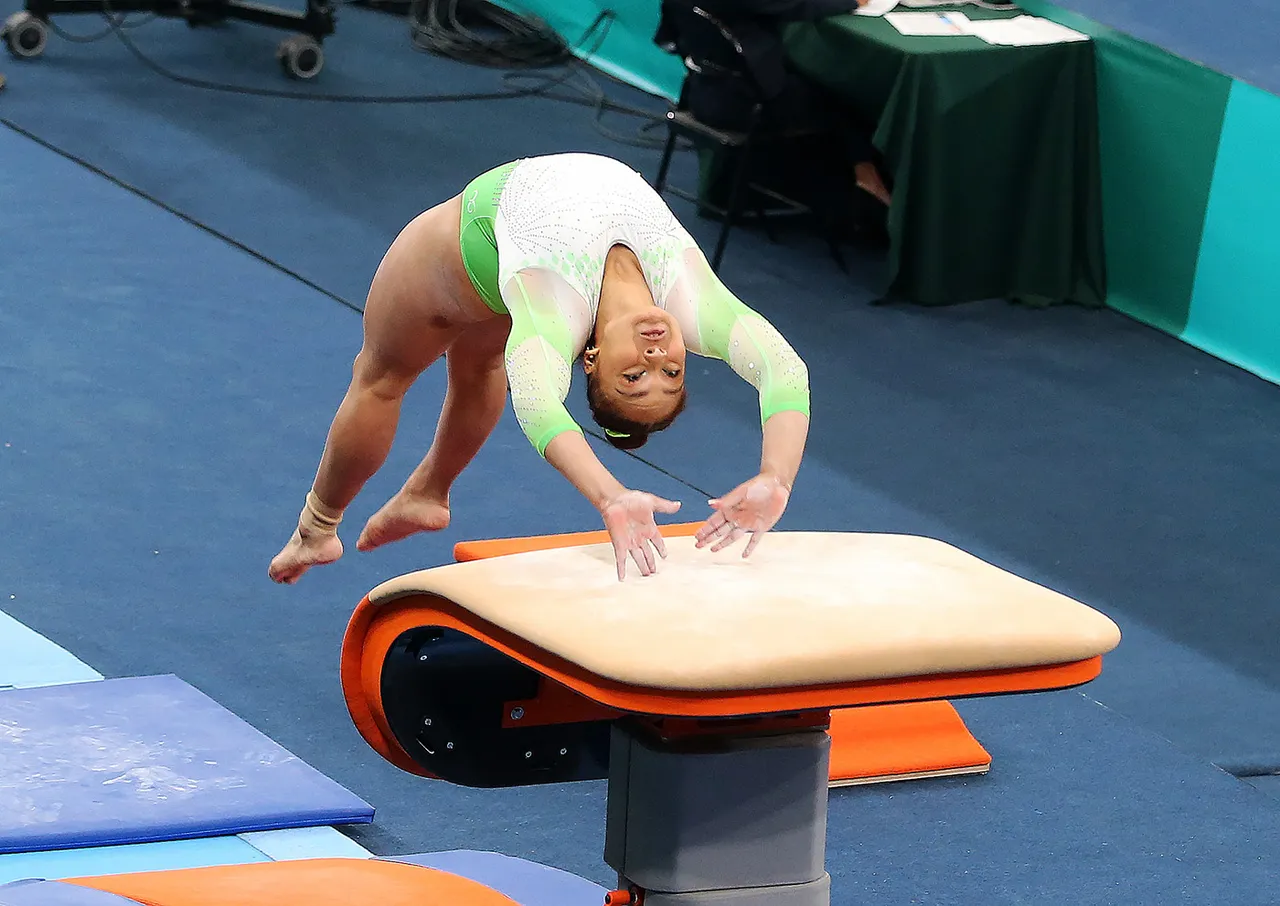 Gimnasta Natalia Escalera