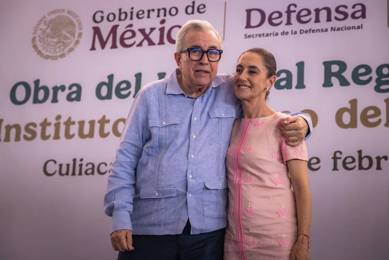 Rubén Rocha Moya: "ya hablé con Sheinbaum, estoy tranquilo, no va a pasar nada"