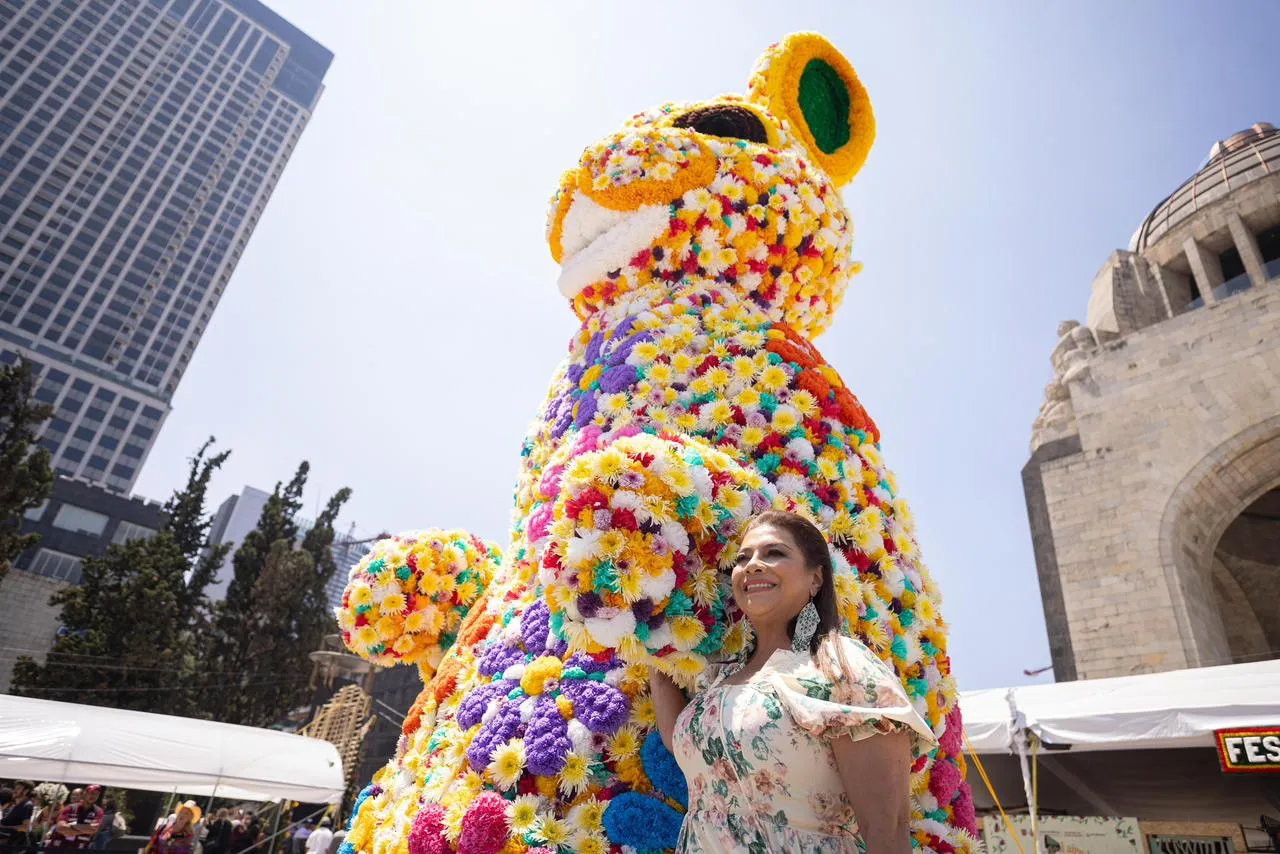 CDMX se prepara para el Mundial de 2026 con flores de productores locales
