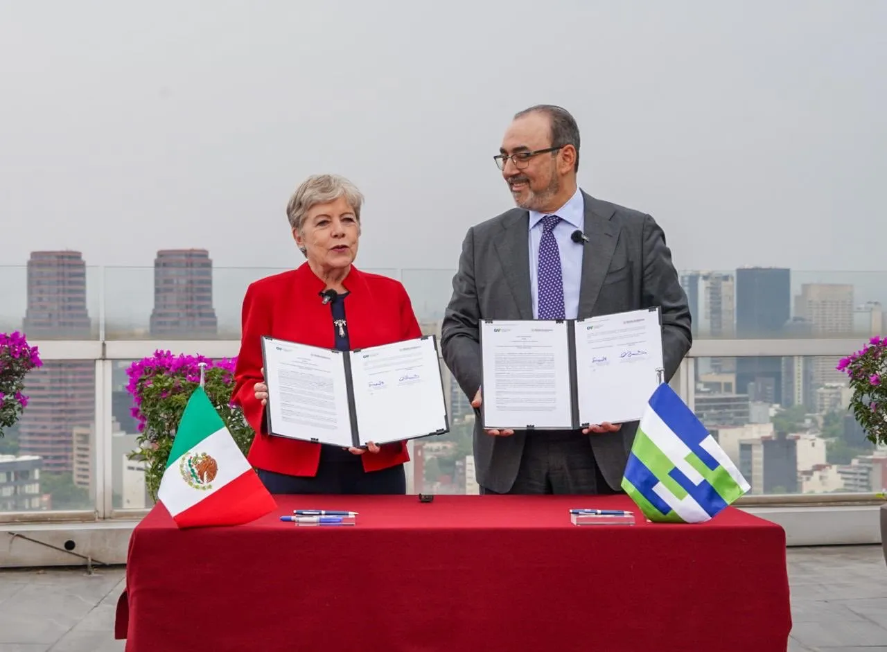 El Banco de Desarrollo de América Latina y el Caribe (CAF ) y la Semarnat firman Carta de Intención para fortalecer la cooperación ambiental y climática en México