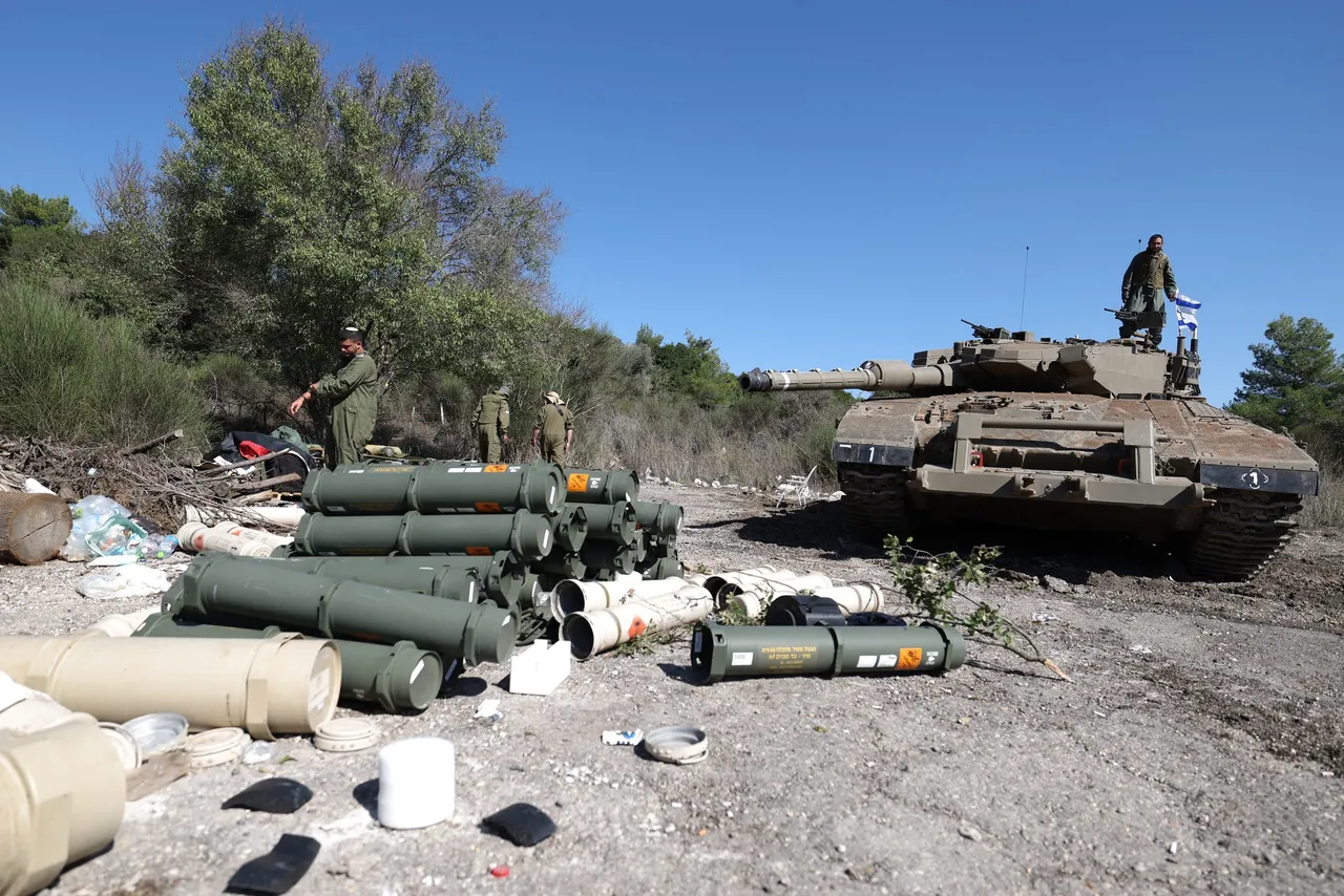Israeli soldiers are stationed at Israeli-Lebanese border as tension continue to rise