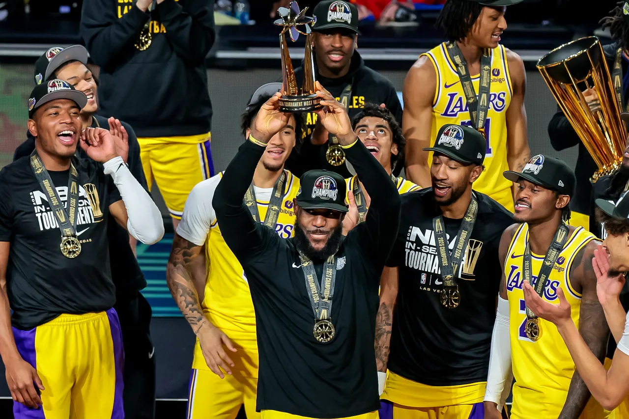 NBA &#8211; Indiana Pacers at Los Angeles Lakers In-Season Tournament championship