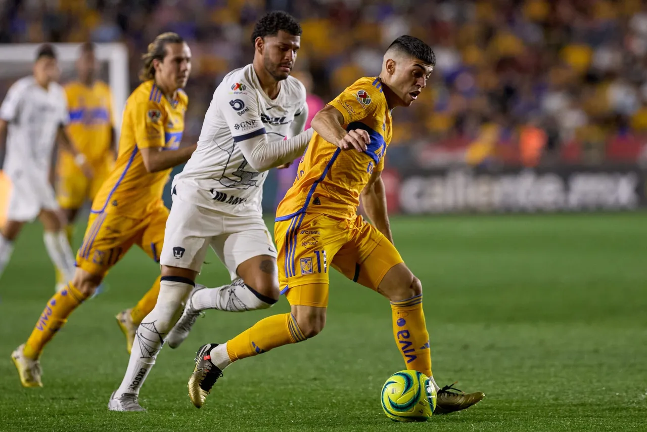 Futbol Mexicano Clausura 2024 Tigres UANL vs Pumas UNAM